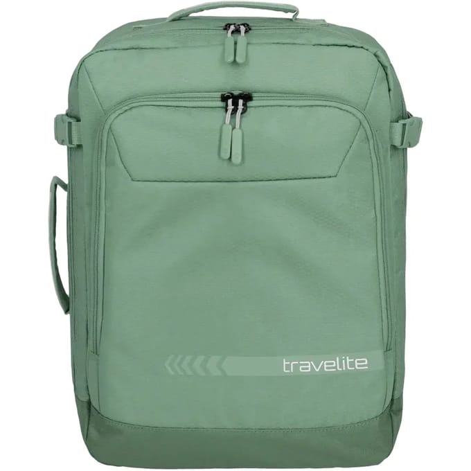 Travelite Kick Off Cabin Size Duffle/Backpack 35L - Sage – Handbagage tas + rugzak – Van polyester – Reistassen, reistassen zonder wielen en rugtassen