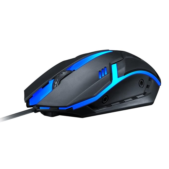 T-WOLF V1 Bedrade Gaming Muis 3 Knoppen 7 Kleurrijke Achtergrondverlichting 1200 DPI Kantoormuis Ingebouwde Gewichten zwart