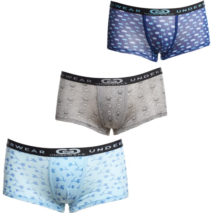 Pack-3 Boxers van ademende stof en anatomische voorkant LPG1008 jongen