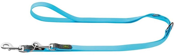 Hunter Verstelbare Hondenriem Convenience Turquoise 15mm/200cm