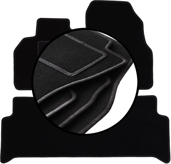 Complete set veloursmatten voor: Renault Scenic II minivan (2003-2009)