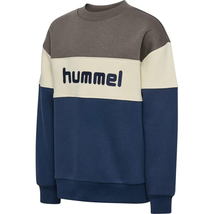 hmlJR LOOSE BLOCK CREWNECK