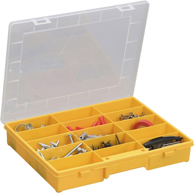 allit Sorteerkoffer EuroPlus Basic 37/12, rood