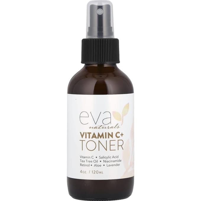 Eva Naturals, Vitamin C + Toner, 120ml (4oz) black