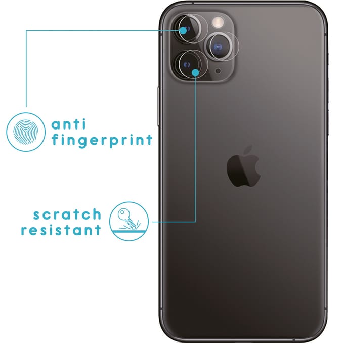 imoshion Camera Lens Protector - Geschikt geschikt voor Apple iPhone 11 Pro - 2 Pack