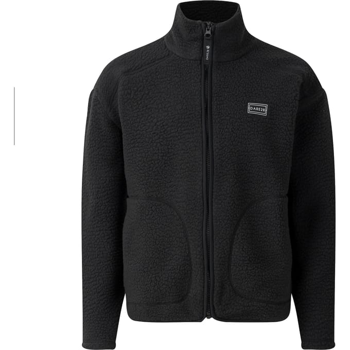Dare 2B Kinderen Zesty II Fleece Jacket (Zwart)