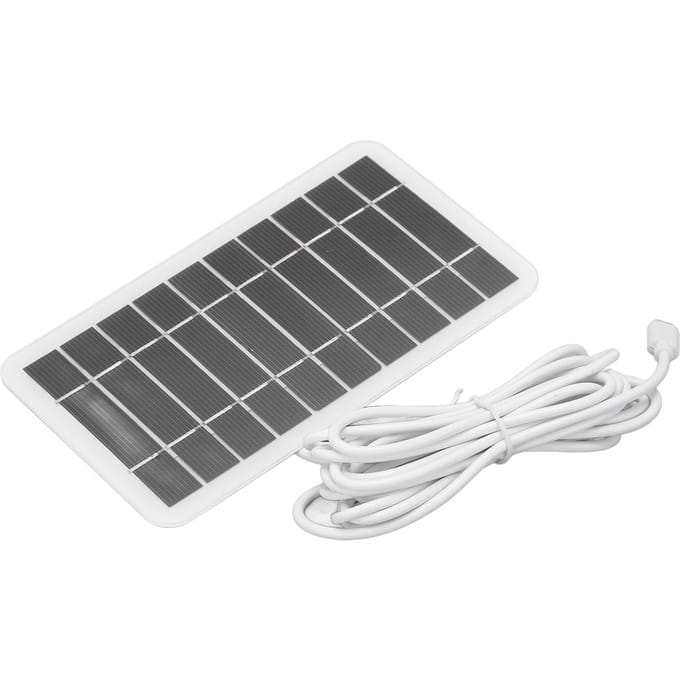 2W 5V Zonnepaneel Lader Draagbare USB Zonne-lader Polysilicium voor Mobiele Telefoon Laag Vermogen gray