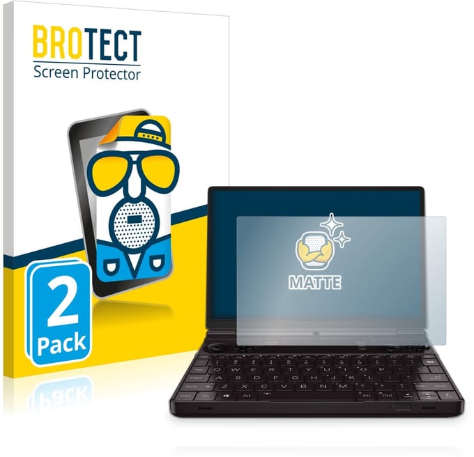 BROTECT - Screenprotector voor GPD Win Max 2 - Folie Beschermfolie matte 2 Stuks