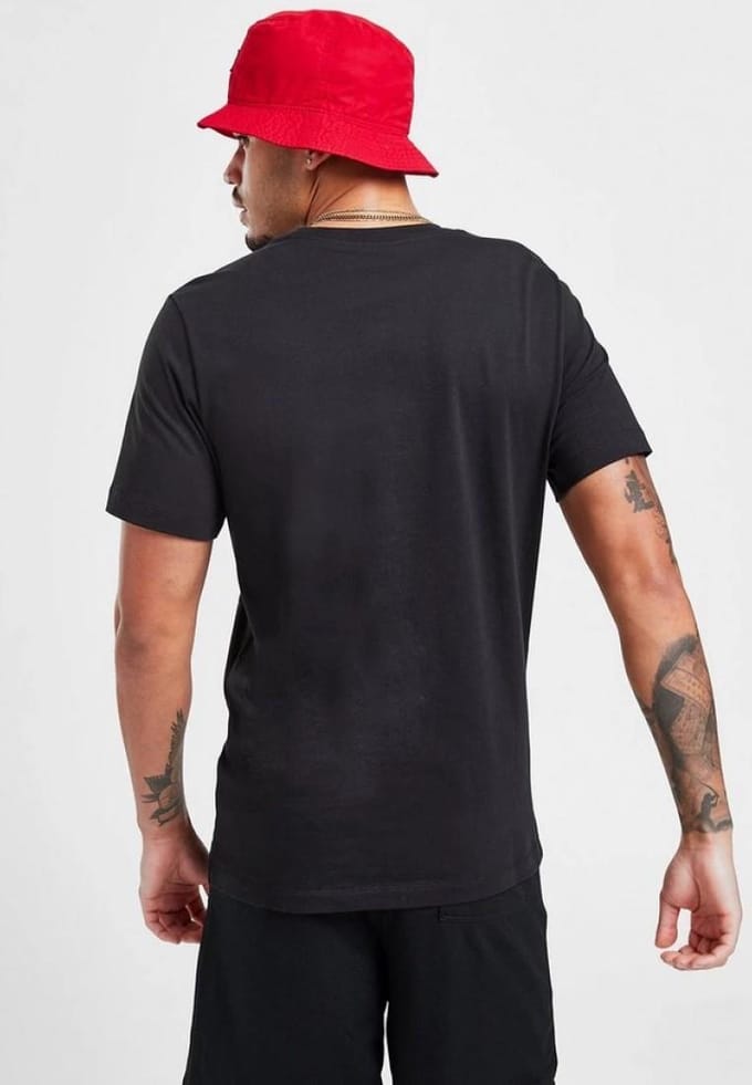 Nike Air Jordan groot grafisch heren-T-shirt in zwart