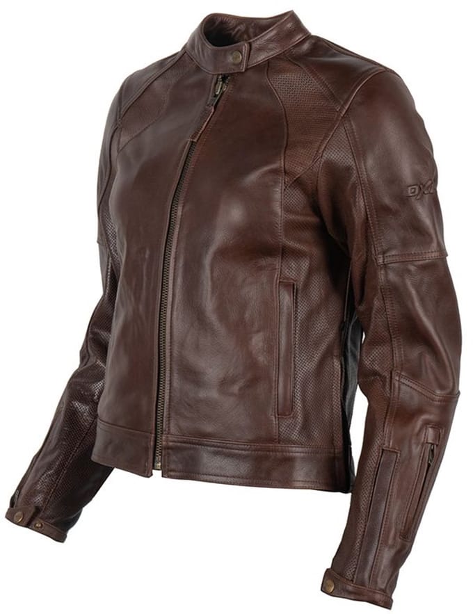 MOTOBLOUZ Motorjas AERASUN vrouw| Zomer|Donker cognac 36 CE-gekeurd