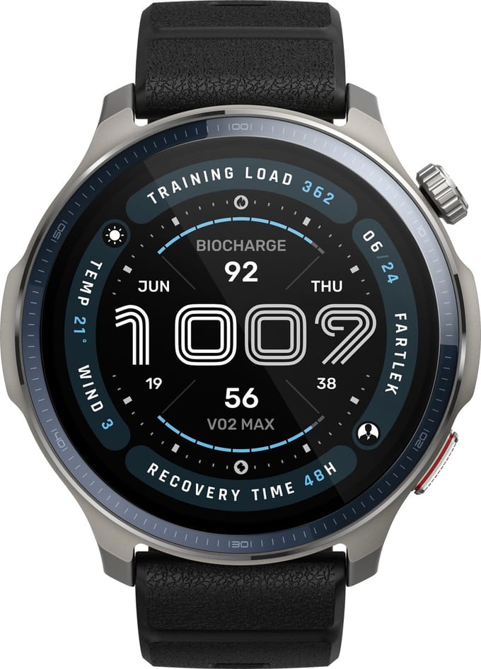 Amazfit Balance 2 Smartwatch Zwart