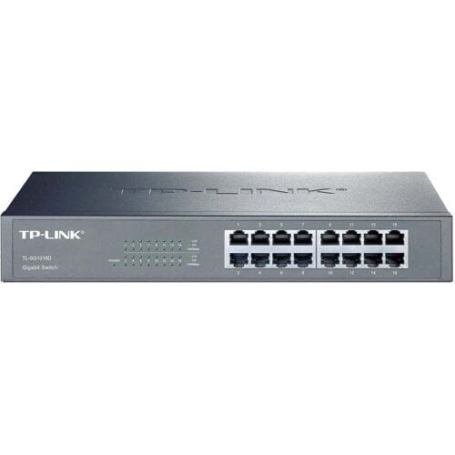 TP-LINK TL-SG1016D TL-SG1016D Netwerk switch 16 poorten 1 GBit/s