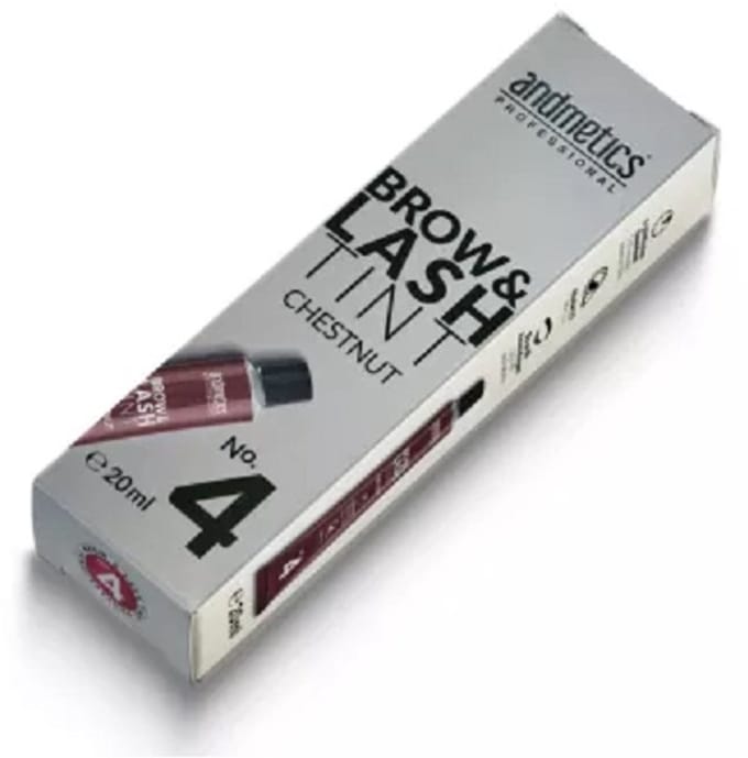 ANDMETICS - Brow & Lash Tint chestnut - Wenkbrauwverf & Wimperverf