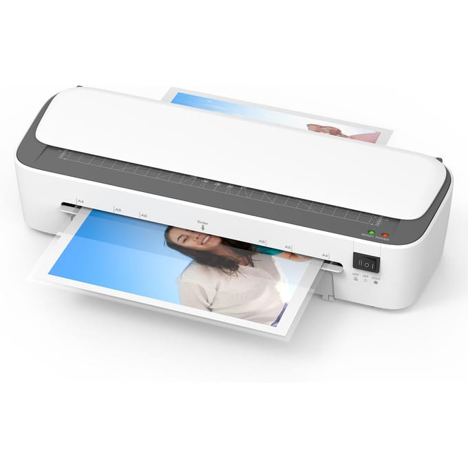 BISOFICE A4 Lamineermachine 9 inch Thermische Laminator Machine Desktop 6IN1 Multifunctioneel Hot US Plug