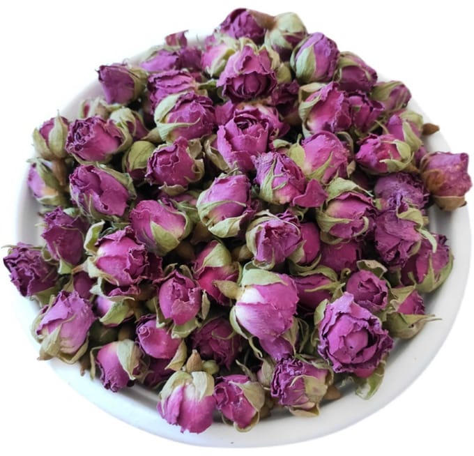 TopWosk - Droogbloemen - Roos Corolla - Decoratief - Natuurlijk