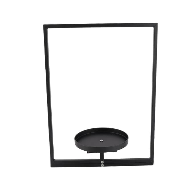 2 stuks Wandgemonteerd Bloempotrek Fotolijst Wandplanthouder Moderne Decoratieve Bloem black