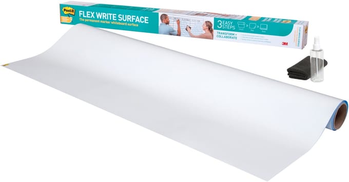 Whiteboardfolie post-it ss flex 91.4x121.9cm wt | 6 stuks