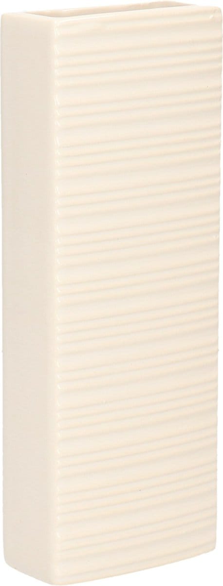 Gerimport Waterverdamper - warm wit - keramiek - 400 ml - radiatorbak luchtbevochtiger - 7,4 x 18,6 cm