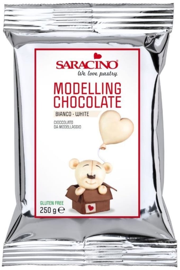 Saracino Modelleerchocolade Wit 250g