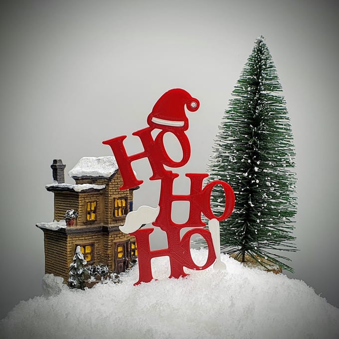 [Nice Little Things] - Taarttopper Ho Ho Ho - Rood + Wit