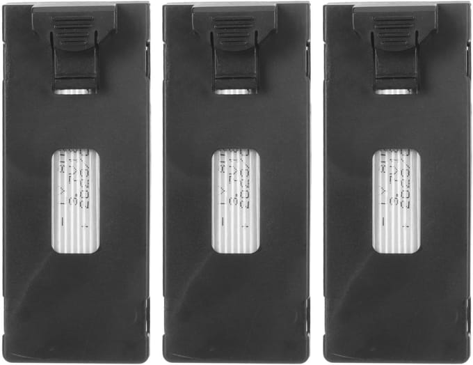 Allecto - Drone Batterij - Oplaadbare Lithium Batterij - 1800 - Stabiel - Quadcopter Batterij - Geschikt voor E88 E88Pro E100 E99 K3 K6 E89 P1 ...
