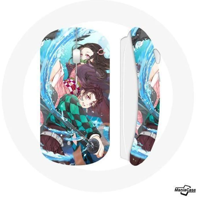 Souris Sans Fil Tanjiro et Nezuko Kimetsu no Yaiba Anime
