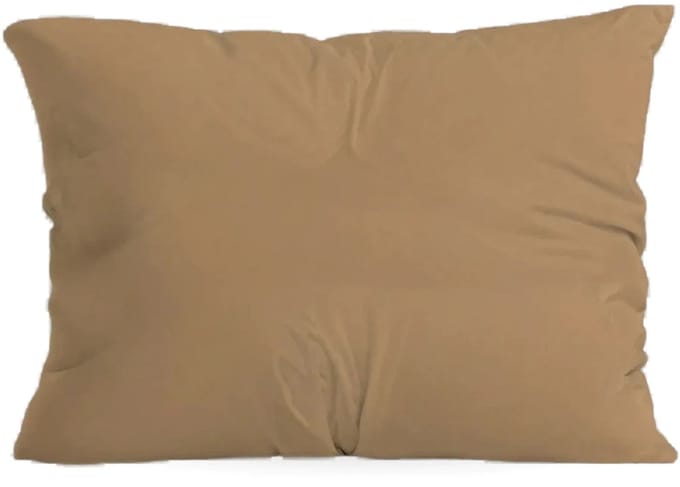 Zelesta Pure Uni Katoen Kussensloop Set van 2 - Cacaobruin 80x80cm