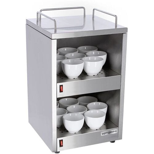 GGM Gastro Tassenwärmer - 140 Watt - mit 2 Ablagen