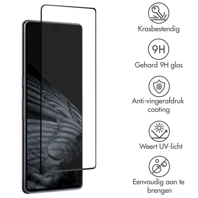 Accezz Screen Protector - Geschikt voor Google Pixel 7 Pro - Gehard Glas Screenprotector