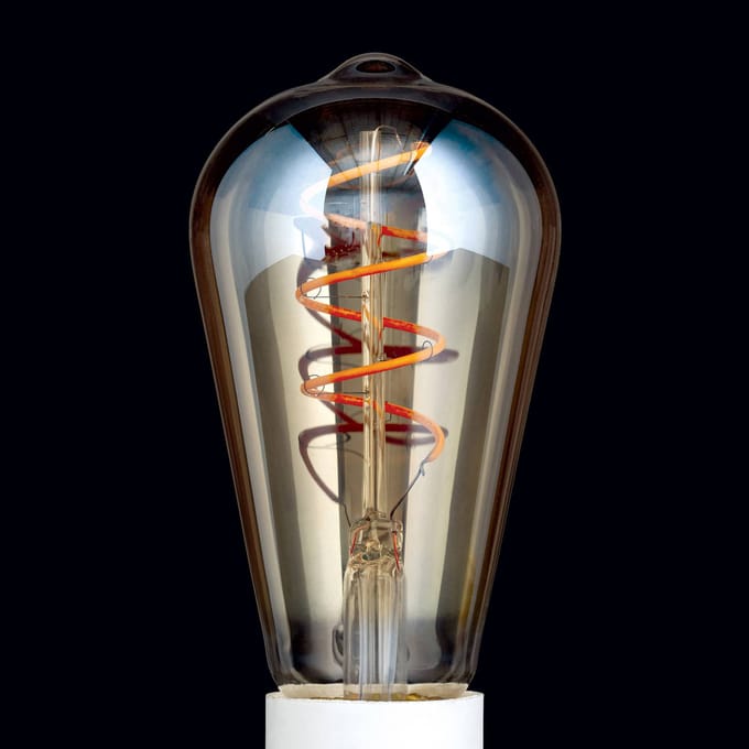 ORION LED rustieke lamp E27 ST64 4W amber 2.200K dimbaar