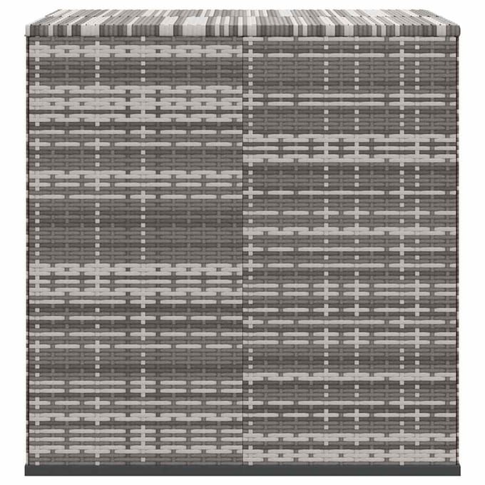 vidaXL - Tuinbox - 100x97,5x104 - cm - polyetheen - rattan - grijs