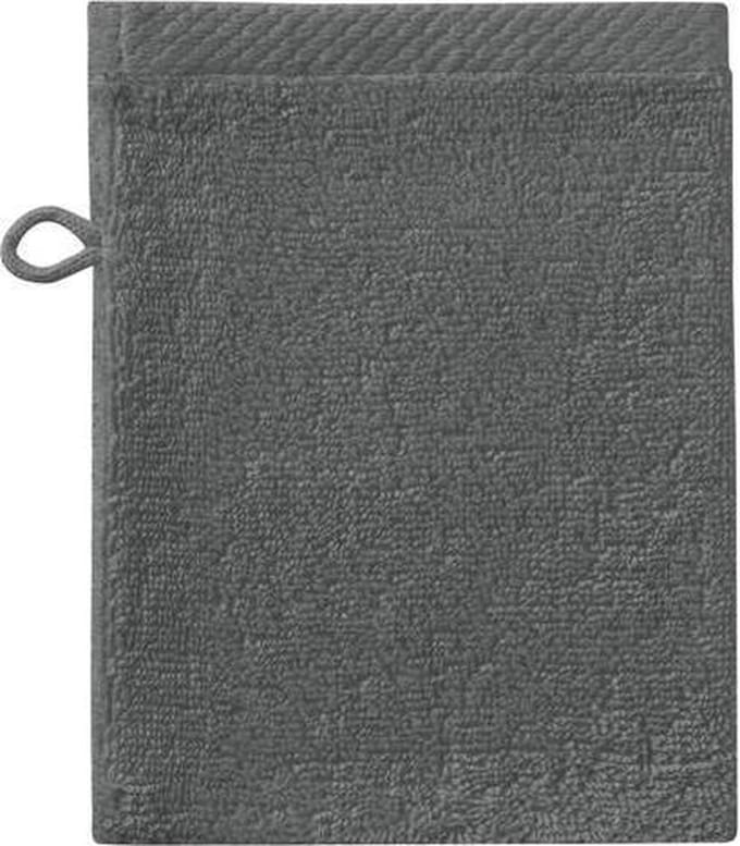 Seahorse Pure - Washandjes - 16x21 cm - Set van 3 - Graphite