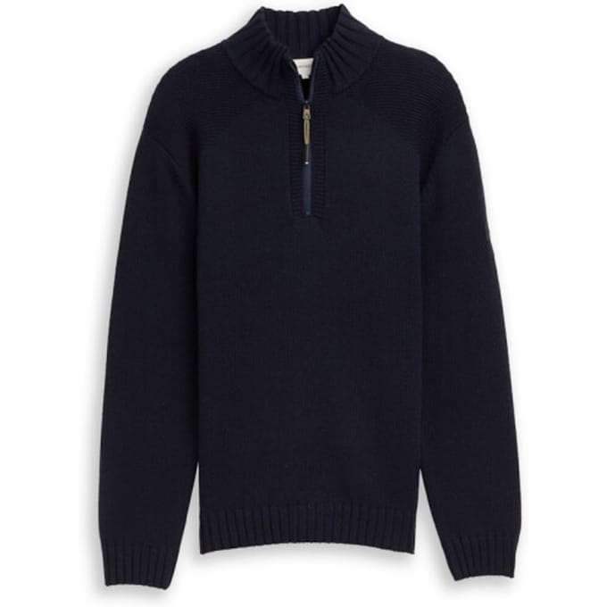 Tom Tailor Troyer gebreide trui met ribdetails