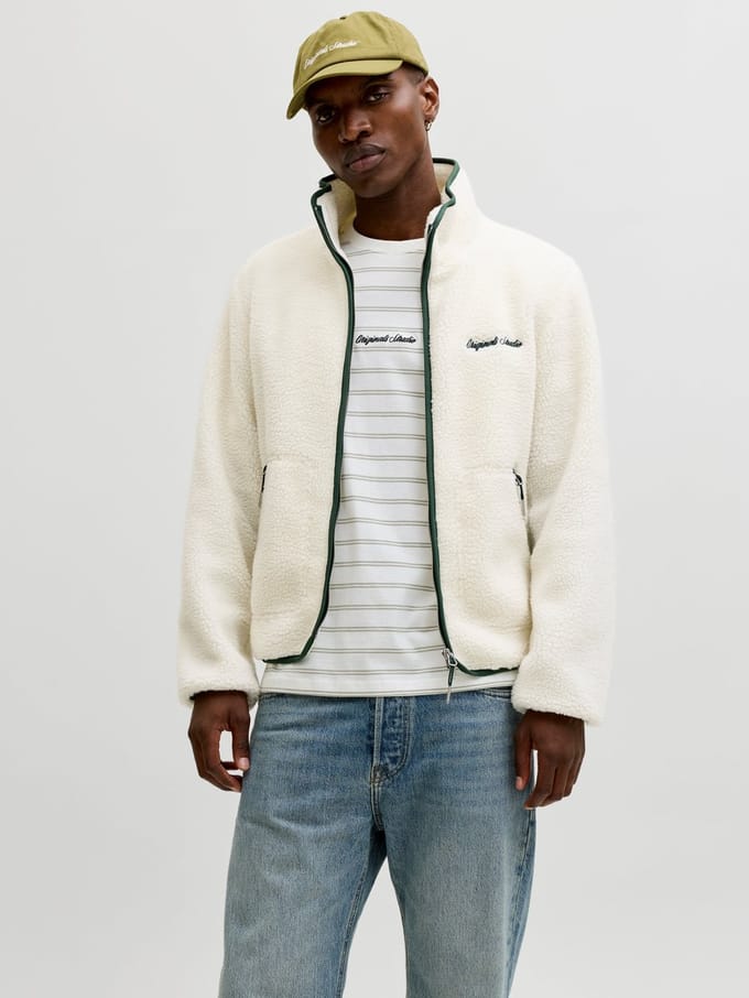 JACK&JONES - JORNORREBRO TEDDY JACKET SN - Heren - Buitenjassen
