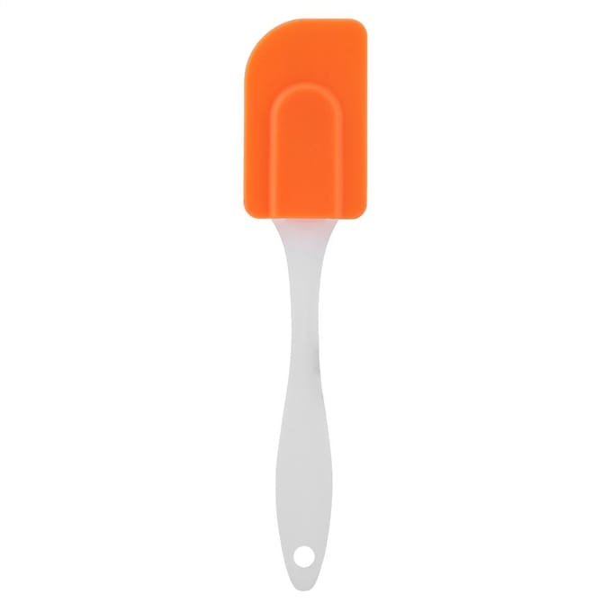 Siliconen Spatels Botercrème Schraper Hittebestendig Keuken Cake Bakken Menggereedschap(Oranje) oranje