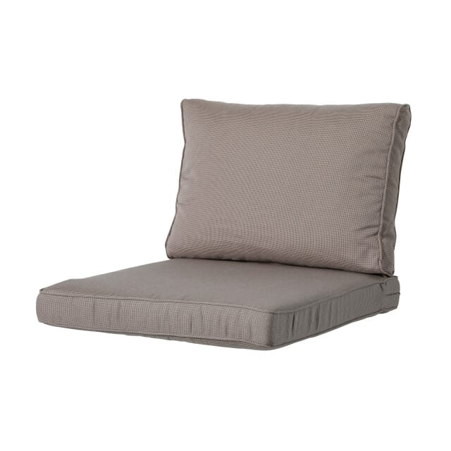 Madison loungekussen rug Rib 60x40 cm - bruin