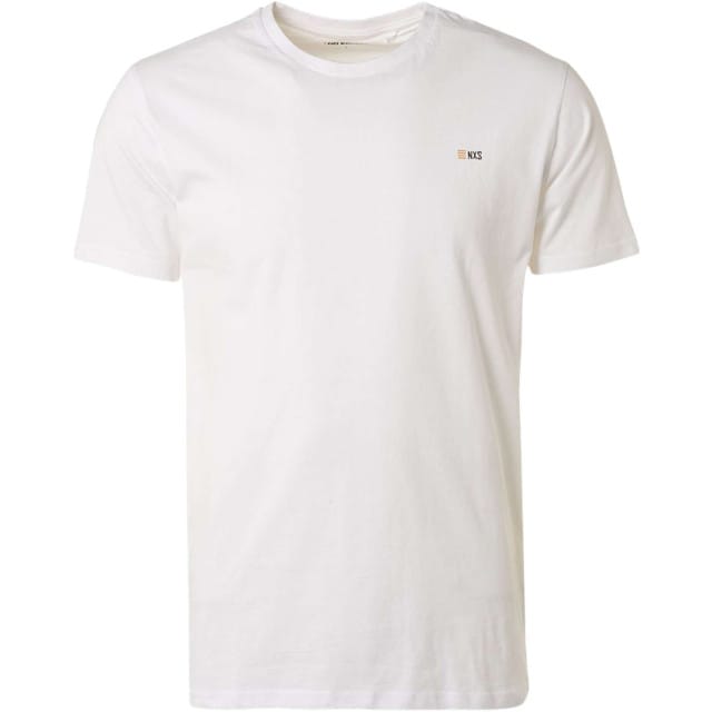 No Excess T-shirt crewneck solid basic white