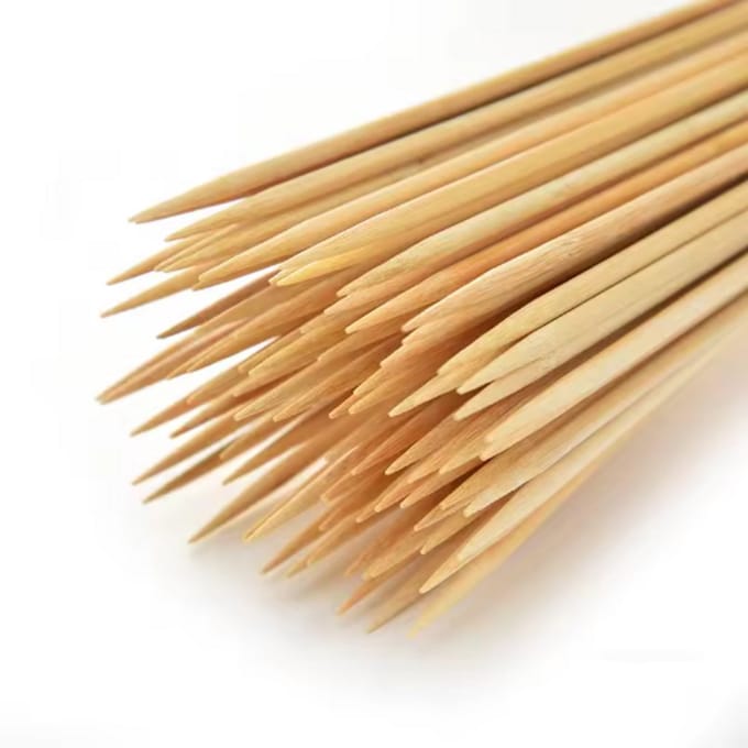 Scoby - Satéprikkers - XL Prikkers - BBQ Prikkers - Skewers - 25 cm - 100 Stuks