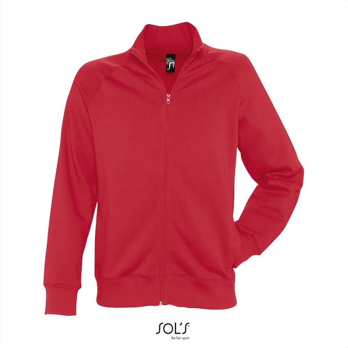 SOL'S Men´s Zipped Jacket Sundae L472 - Red - L