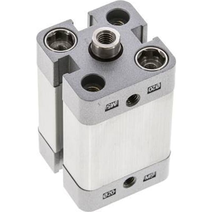 ISO 21287 Compacte Enkelwerkende Cilinder 20-20mm - Magnetisch