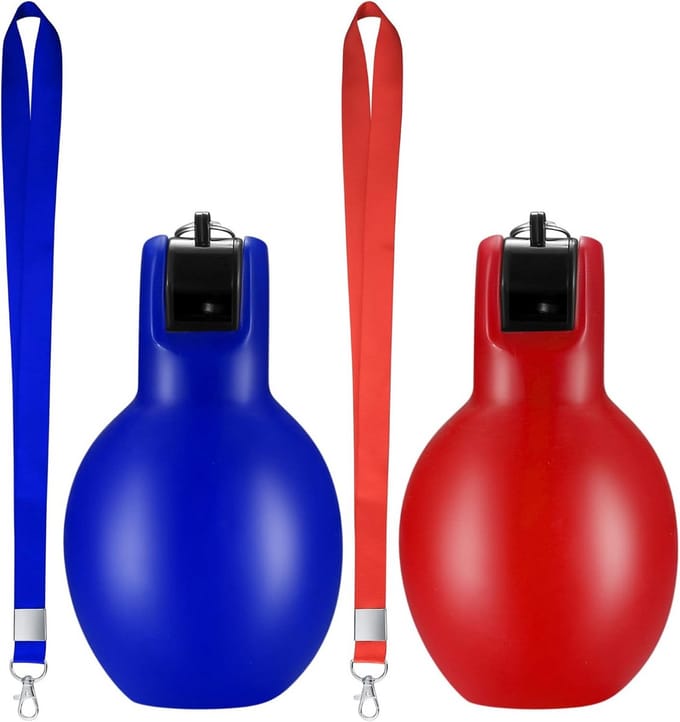 Set van 2 Handfluitjes - Luide Sportfluit met Halsband - Ideaal voor Training en Instructie