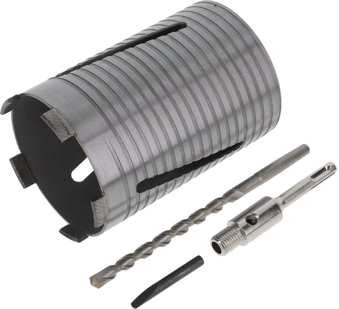 Diamantboor 112mm voor Droogboren in Beton met SDS Adapter