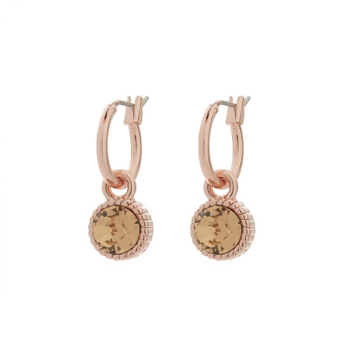 BIBA 8923 Oorhangers rosé Light Colorado Topaz