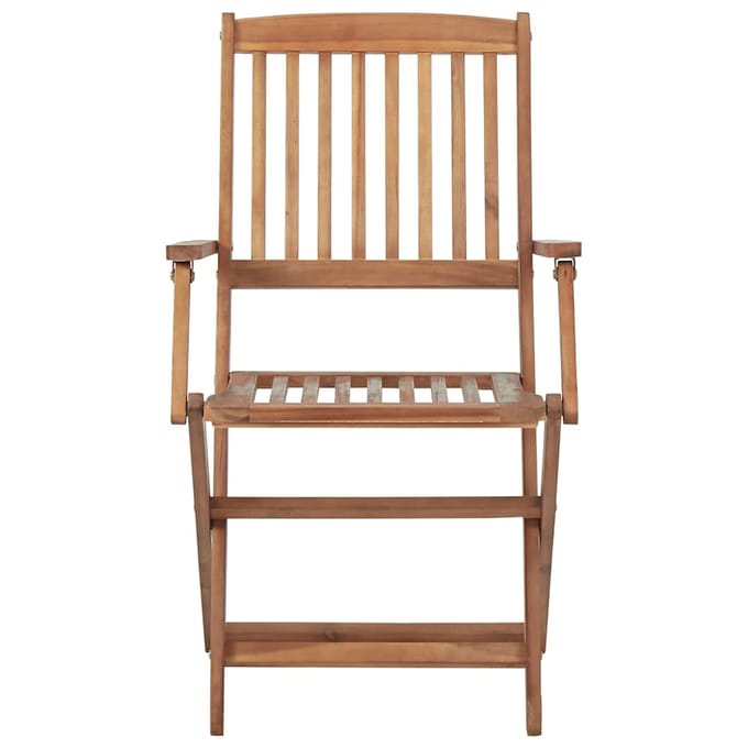 vidaXL - Klapstoelen - 4 - stuks - van - massief - acaciahout