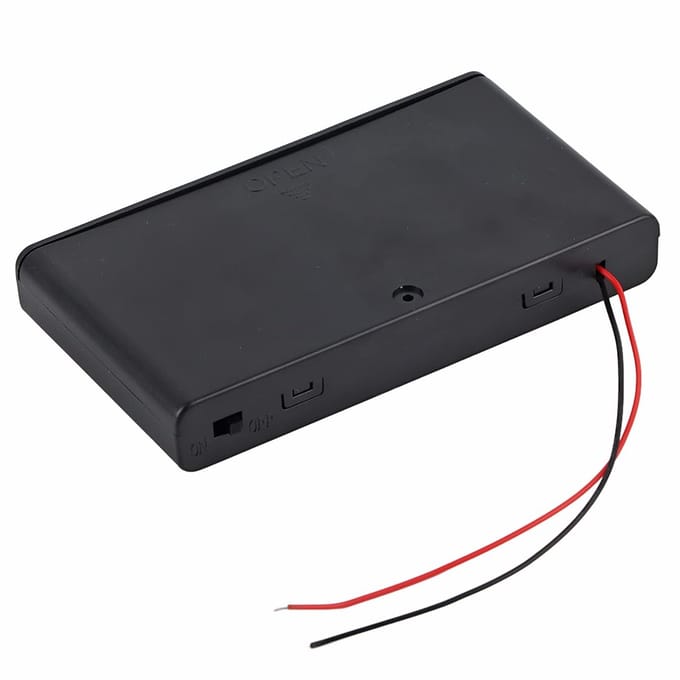 Dailygoody - 8-vaks Batterijhouder - Aa Batterijopslag - Met