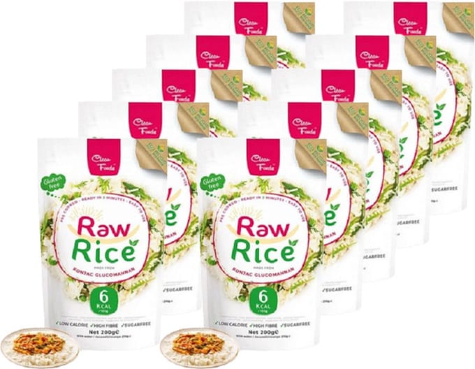 Clean Foods | Raw Rijst | 10 stuks | 10 x 200g