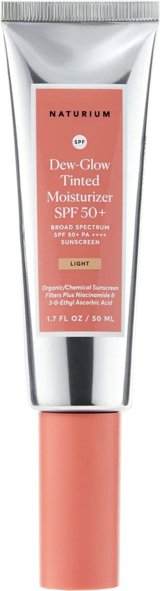 Naturium Dew-Glow Tinted Moisturizer Sunscreen - Broad Spectrum - Zonnebrand - SPF 50+ - Light