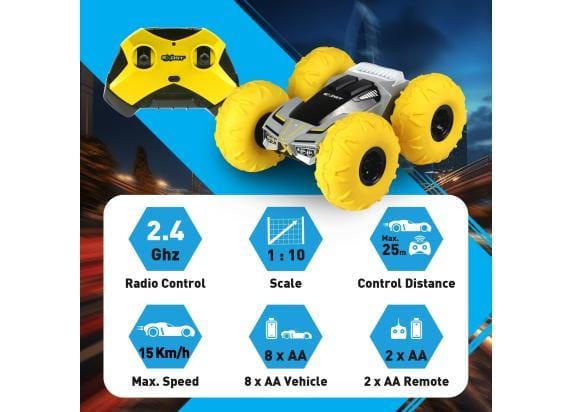 Exost RC 360 Tornado Stuntauto 1:10 - Groen Bestuurbare auto