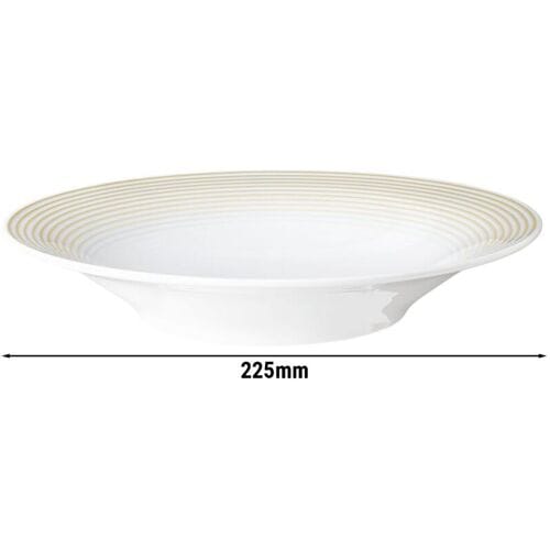 (6 stuks) SELTMANN WEIDEN Bord - diep - Ø 230mm - Zandbeige