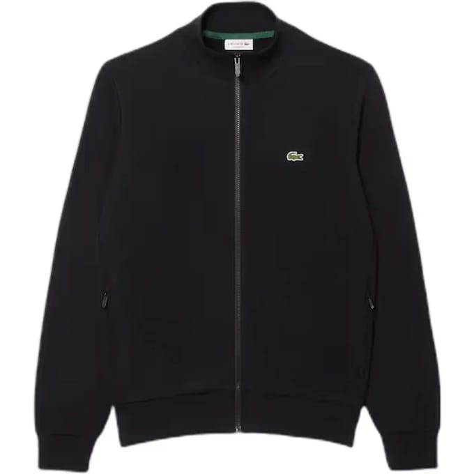 Lacoste heren sweatvest - met rits - zwart